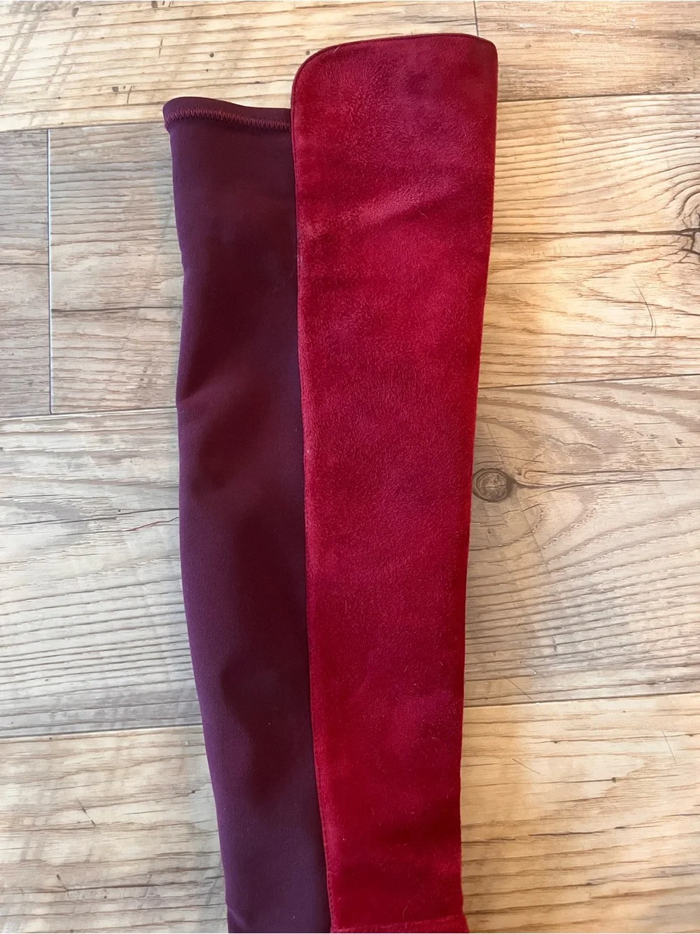 STUART WEITZMAN Women's Over-the-Knee Stretch Suede Boots- size 5.5 EUC